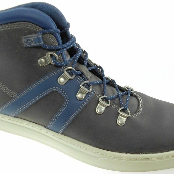 Timberland Mens Dauset Cup Hiker Hiking Gray Leather Chukka Boots Shoes A1OJQ main image 4